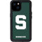Michigan State University Spartans S iPhone 15 Plus Waterproof Case